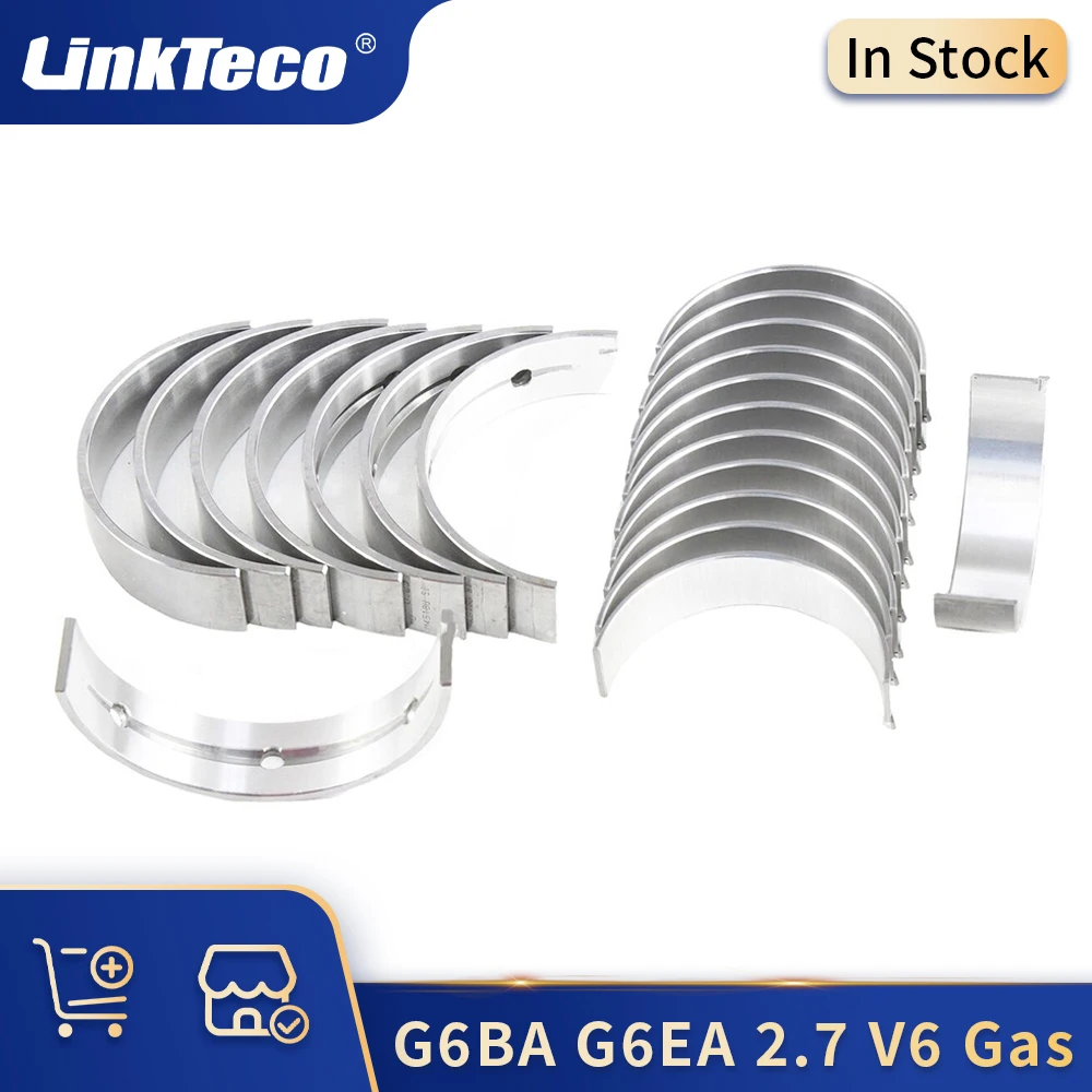 Engine Crankshaft Main Con-rod Bearing for Hyundai Tucson Tiburon Santa Fe Kia Sportage Magentis 2.7 L V6 GAS DOHC G6BA G6EA