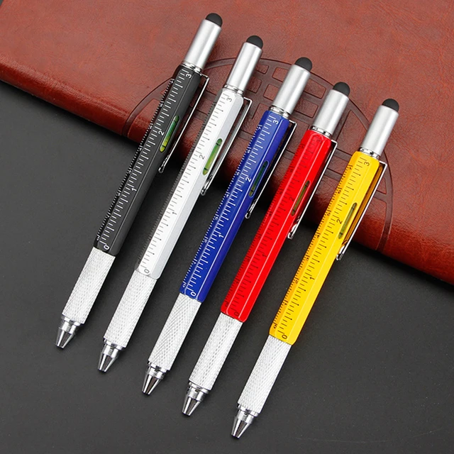 Stylo multifonctionnel 4-en-1: stylo conducteur, stylo, lampe et