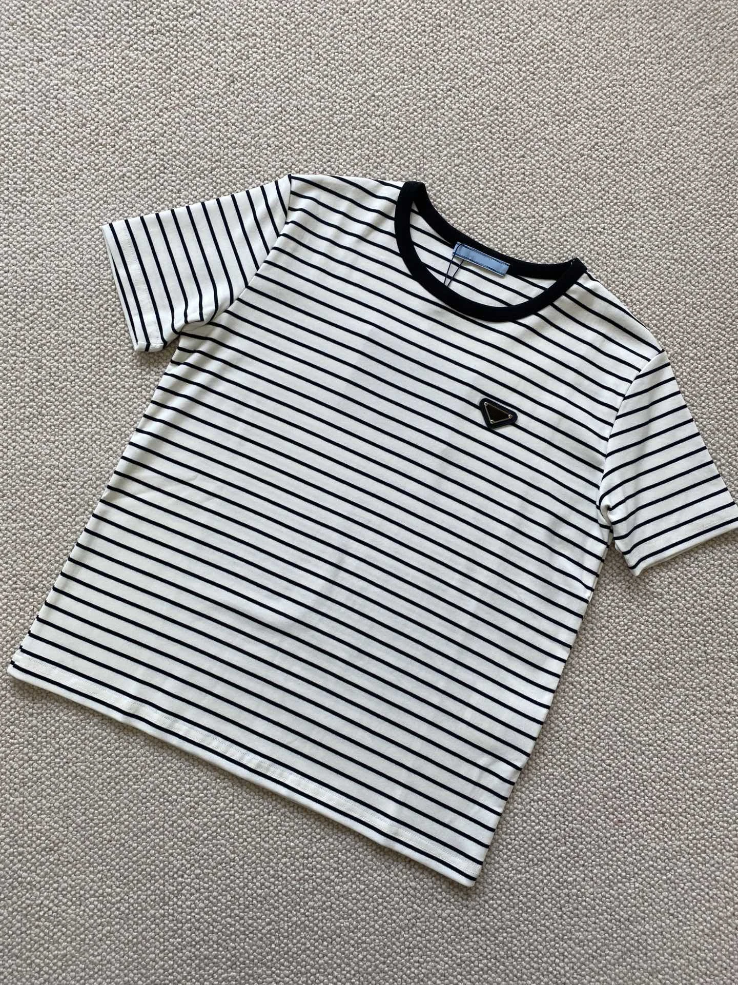 

24 New Elastic Stripe Knitted Short Sleeves