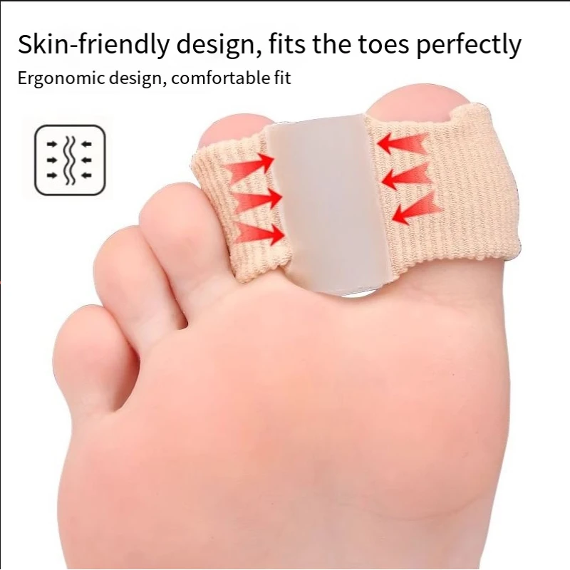 Silicone Toe Stretcher Finger Separator Valgus Corrector Thumb Correction Straightener Foot Care Orthopedics 1Pcs toe stretcher