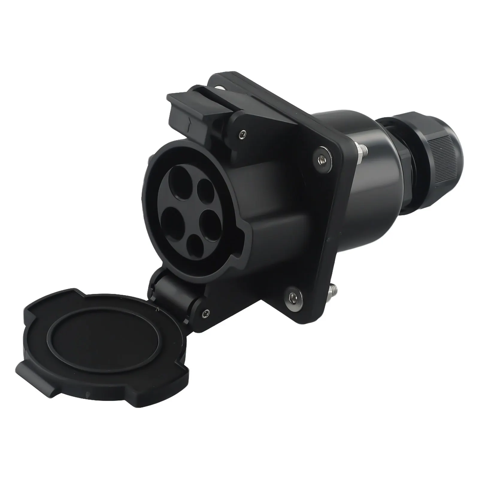 

Универсальный 5-контактный входной разъем для зарядки электромобиля J1772, тип 1 автомобиля, соединитель 32AMP, сменная деталь автомобиля