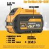 SU For Dewalt FLEXVOLT 20V/60V MAX Battery 12Ah DCB609 Lithium-ion DCB606 DCB612 DCB609 DCB205 DCB200 DCB182 Battery for Dewalt 3
