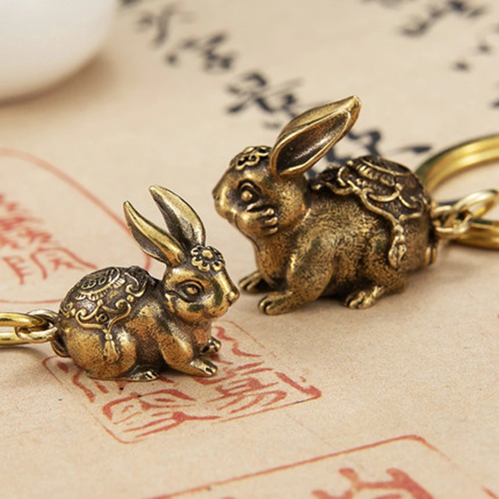 Copper Bull Ornament Keychain Decoration
