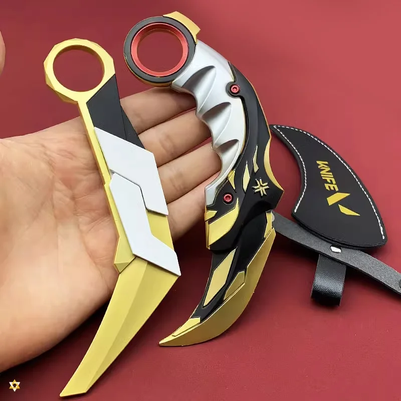 Valorant Melee Weapon Metal Model Championships Karambit / EP5 Claw Knife/ Prime Vandal Knife /jett Kunai /XER&Oslash;FANG Toy