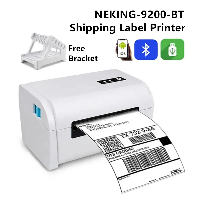 NEKING9200BluetoothThermalLabelPrinterWirelessShippingLabel