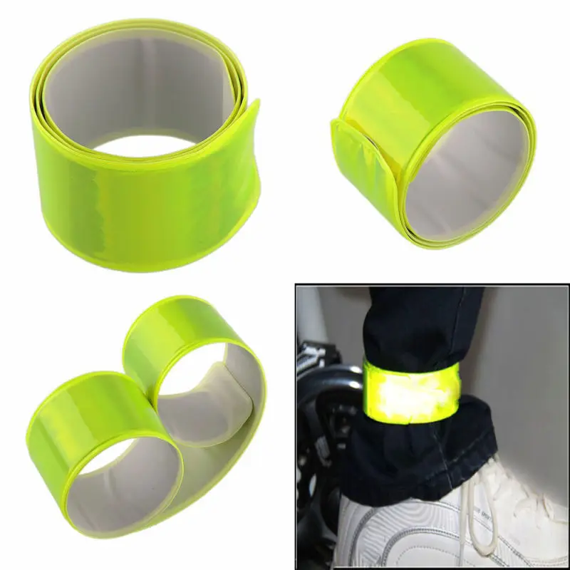 Brassards Réfléchissants Élastiques - Lot De 6 - Pour Vélo, Jogging, Sécurité Nocturne - Réglables