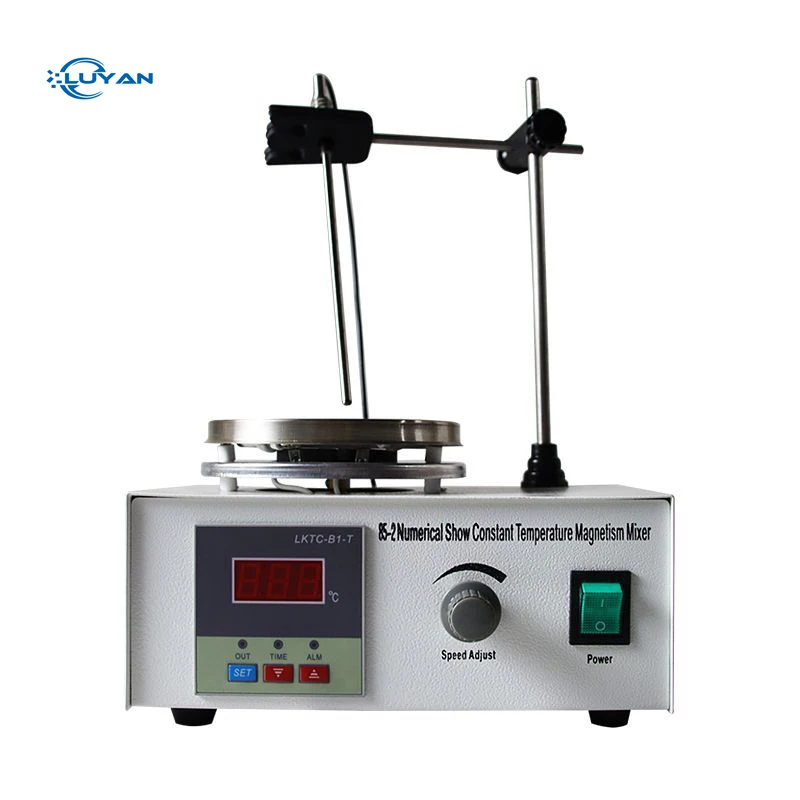 

85-2 Laboratory Magnetic Stirrer Heating Plate Digital Display 2200rpm Adjustable Churn Stir Machine Blender Laboratory Stirrer