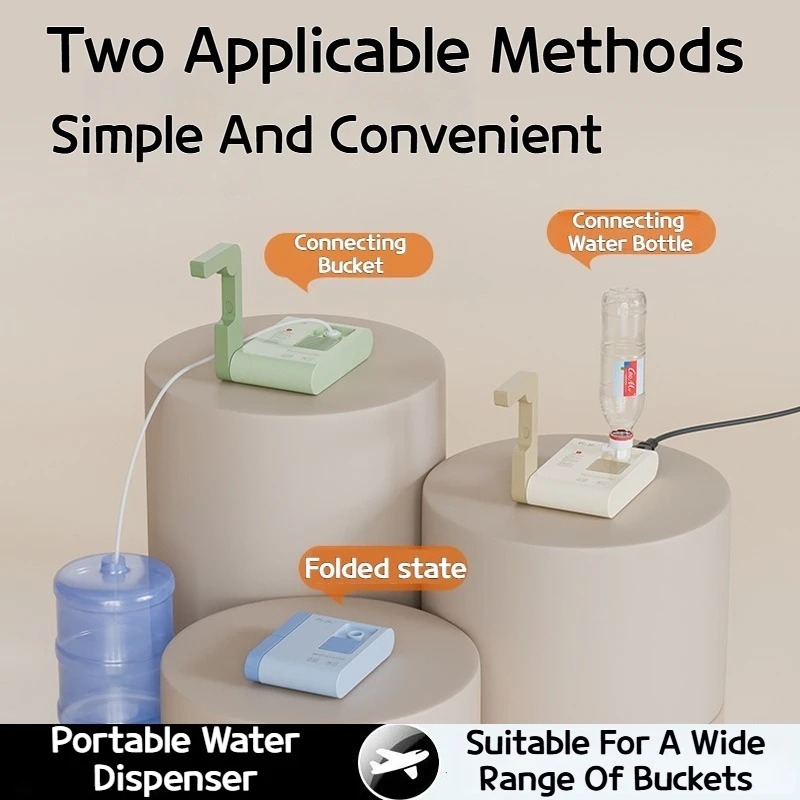 เครื่องทำน้ำร้อนตั้งโต๊ะสำหรับการเดินทางเพื่อธุรกิจ ใช้ในบ้าน เครื่องทำน้ำร้อนแบบพับได้ใหม่ เครื่องทำน้ำร้อนทันทีขนาดเล็กพกพาสำหรับการเดินทาง กาต้มน้ำขนาดกะทัดรัด 1