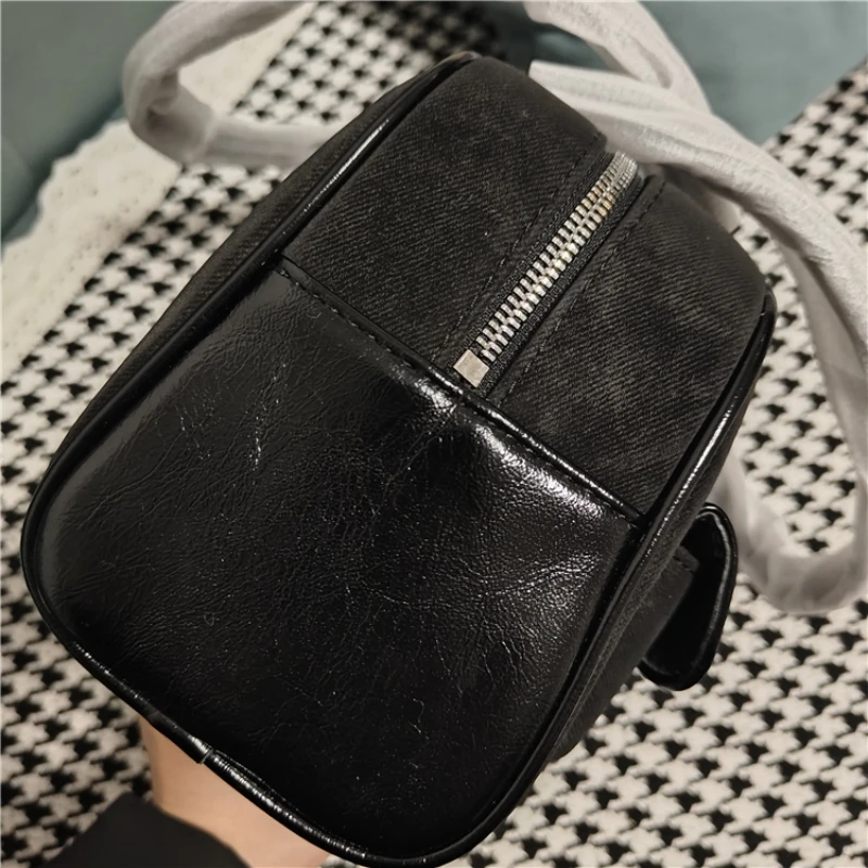 STAND OIL Bowling Bag for Women Korean Brand Boston YUN JIN Style Tote Bag Chubby Bags Luxury Designer Handbag