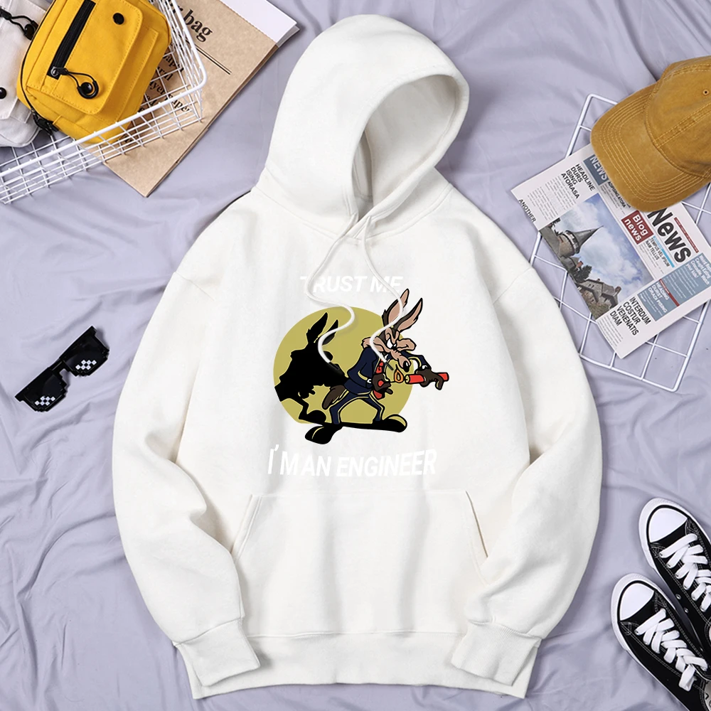 

Trust Me I'M An Engineer Man Hooded Fashion Harajuku Tracksuit Comfortable Outdoor Streetwear Simplicity Designer Man Clothing