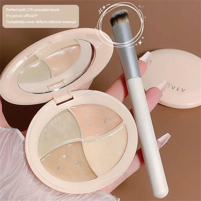 Crema Mousse Concealer Palette Coverage Occhiaie Opache Highlight Brightens Skin Tone Face Moisturizing Concealing Cream