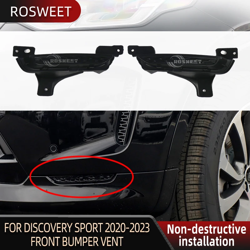 

Аксессуары для Land Rover Discovery Sport 2020 2021 2022 2023 L550 передний бампер, боковое вентиляционное отверстие, воздухозаборная решетка LR127546 LR127545