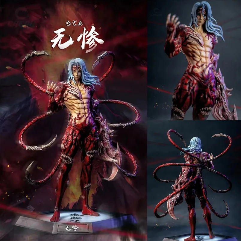 demônio matador anime figura kokushibou tsugikuni yoriichi kimetsu não  yaiba figura modelo boneca brinquedos anime ação figura