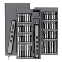 Mini Precision Electric Screwdriver Set 68 in 1 Power Repair Tool with 64 Magnetic Torx Phillips Drill Bits 5 Torque Settings 1