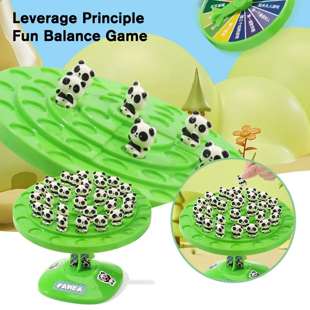

Montessori Toys Panda Balanced Tree Children's Board Desktop Game Party Learning Interactive Kids Game Funny Parent-child T V3p8