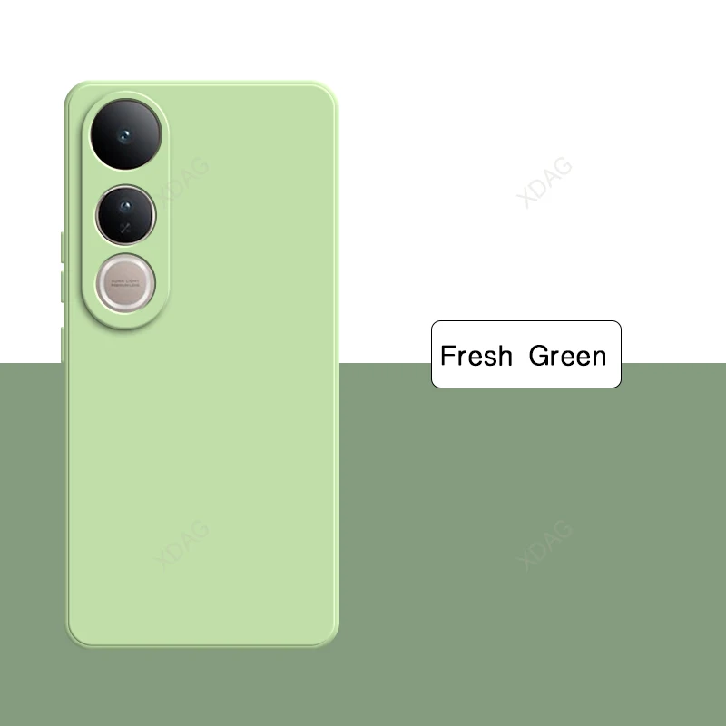 Sleek Liquid Silicone Soft Back Phone Case with Dual Layer Protection