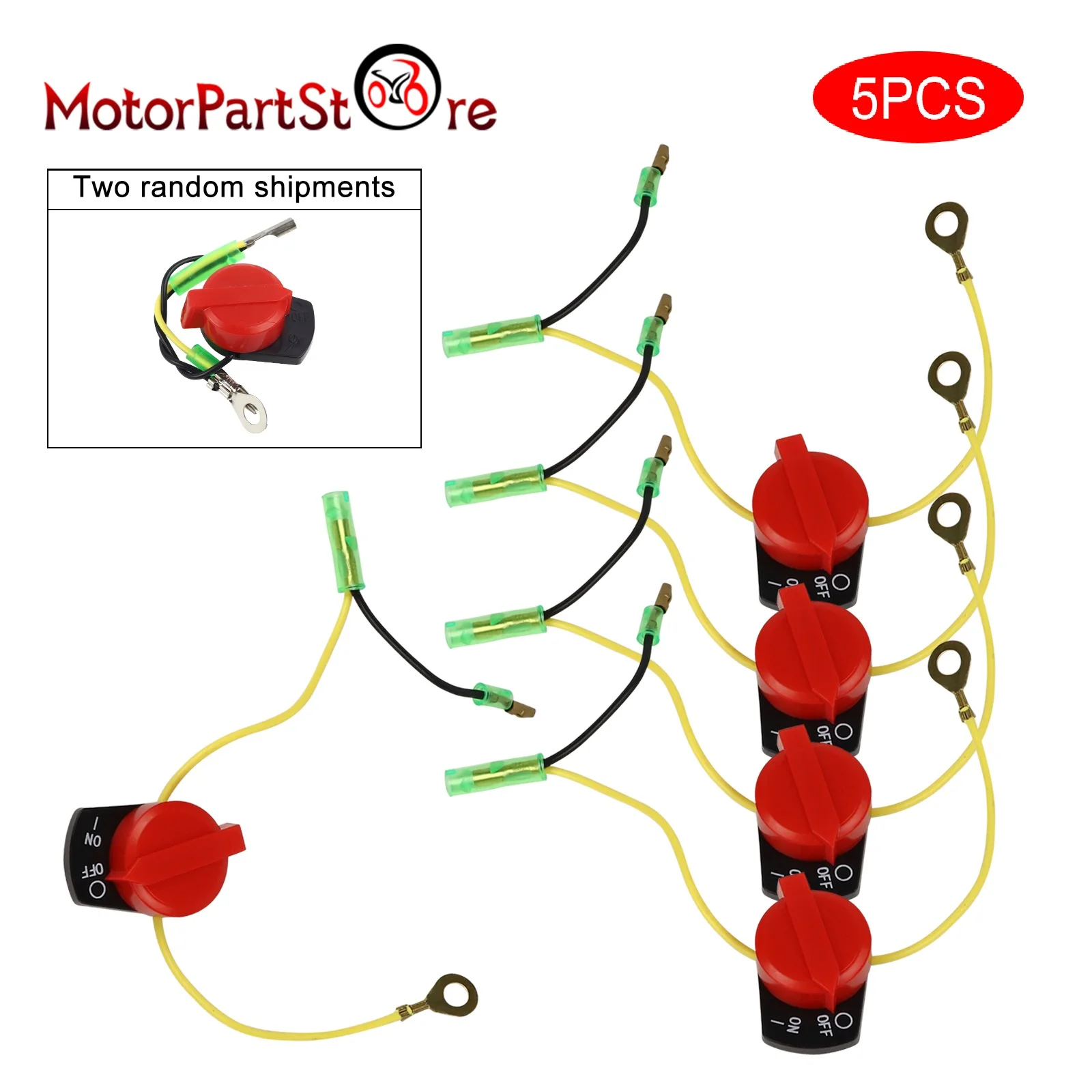 Replacement On/Off Kill Switch For Honda GX120, GX160, GX200 Engines - Single Cable