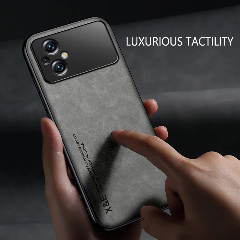 Funda F5 X5 5G étui C65 M5 couverture arrière en cuir de mouton pour POCO X3 NFC F3 M3 M4 X4 Pro F4 GT étuis mats_voghion.com