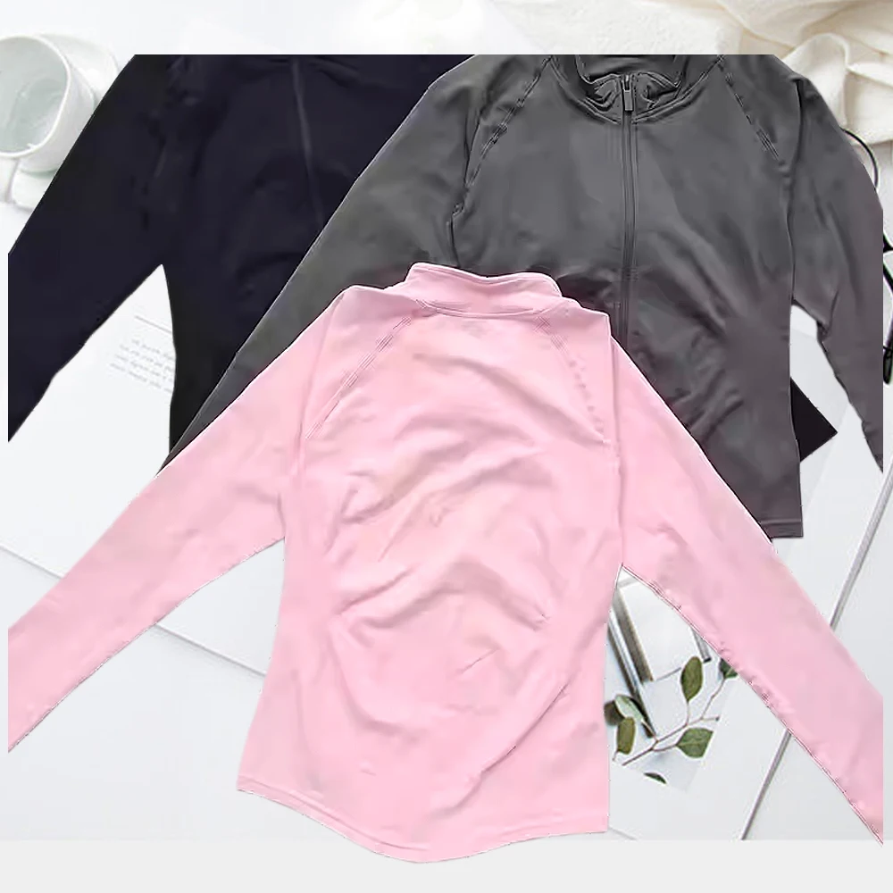 Impact Dimpact Zippy Jacket 여성 러닝 긴 소매 체육관 탑 지퍼 운동 Activewear 스포츠 필라테스 요가 의류 XP389