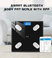 

Bathroom Scale Smart Body Weight Fat Digital Display Screen Floor Mirror Bluetooth Bascula Grasa Corporal Electronic Plastic