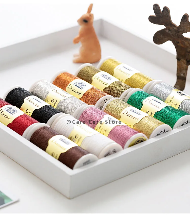 Description Picture 3 of itemDMC Mouline Thread Embroidery Floss Original dmc Threads For Embroidery Cross Stitch Sewing Threads dmc Lines Golden Silk Wire