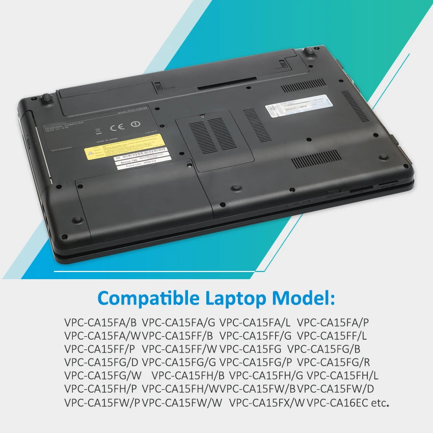 VGP-BPL26, VGP-BPS26, VGP-BPS26A, SVE14A, SVE15, SVE17, VPC-CA, VPC-CB, VPC-EG, VPC-EH