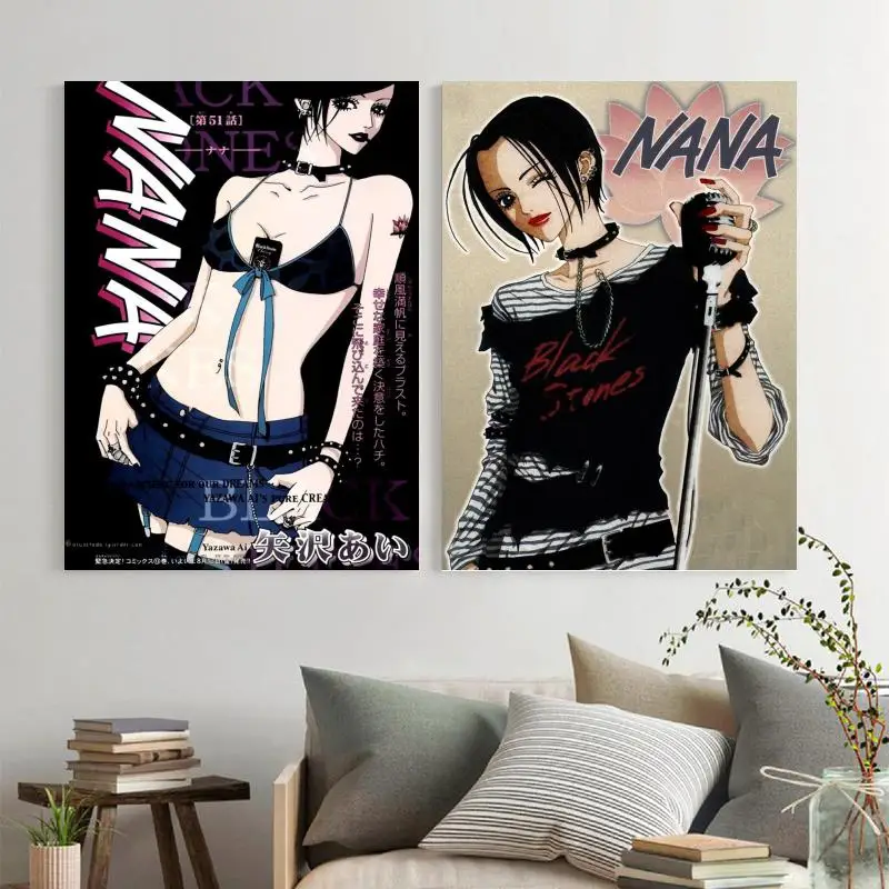 

Nana Anime Japanese Classic Poster Decorative Painting Canvas Wall Art Living Room Posters Bedroom Painting