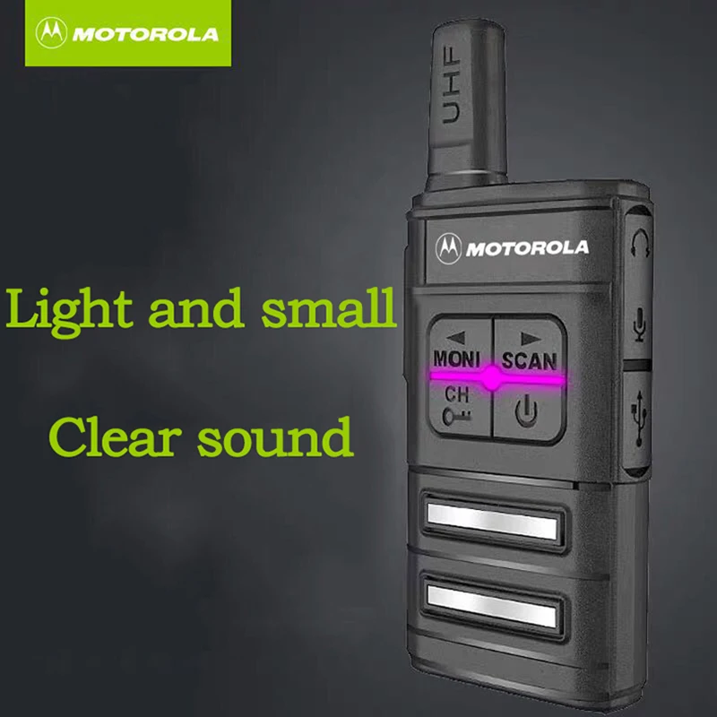 MOTOROLA walkie talkie Two-way radio construction site, tourism Outdoor Handheld Mini Civil Portable Transceiver talkie walkie
