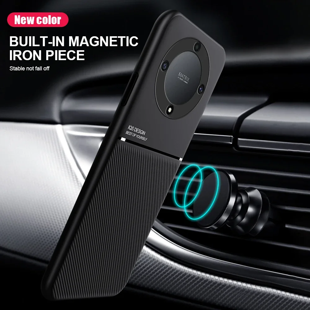 Rugged Anti-Slip Magnetic Holder Phone Case Cover