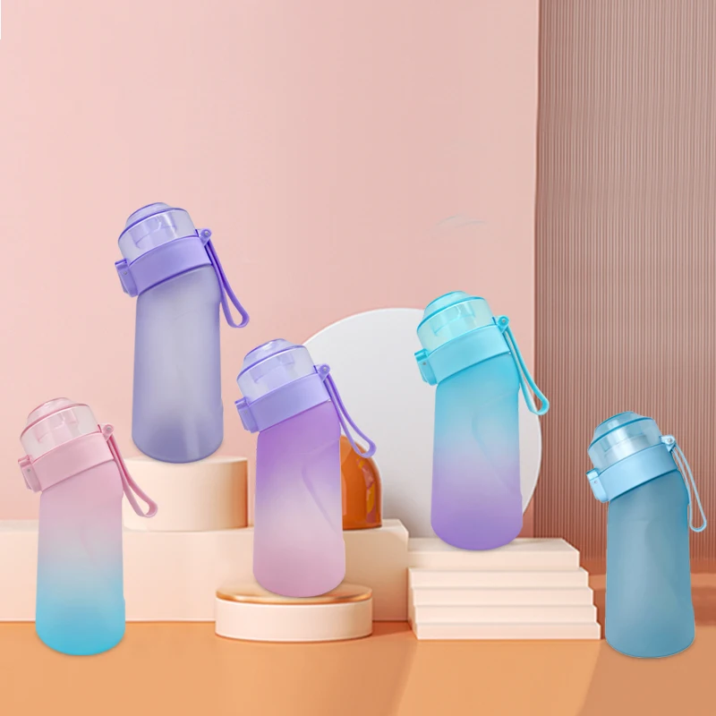 Water Bottle 1PC 500ml 5 Flavor Pods Straw Suitable Family Outdoor Fitness sports water bottle,sports bottle