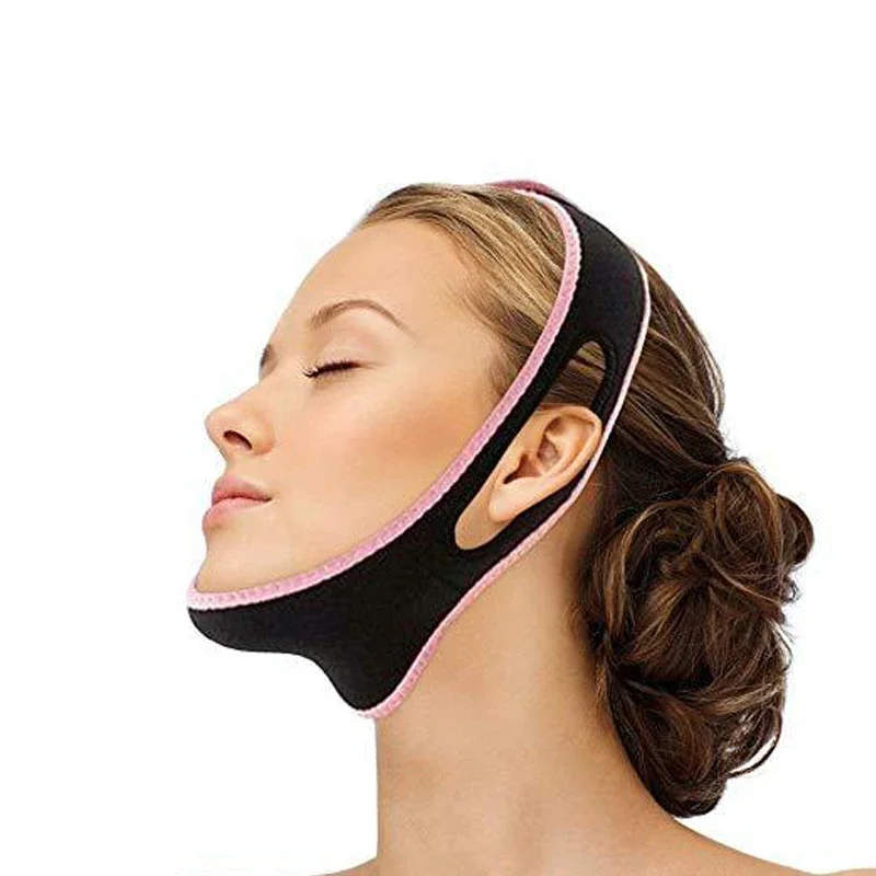 

Face Slimming Bandage V Line Face Shaper Elastic Chin Cheek Lift Up Belt Facial Massage Women Strap Face Skin Care Tools