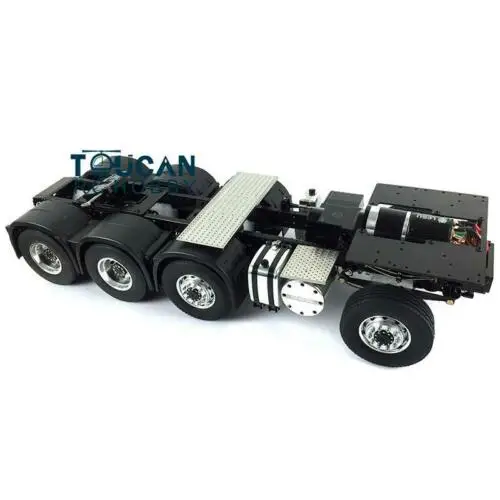 Lesu 1/14 Heavy-Duty Assembled Chassis For 8*8 RC Tractor Truck Model Car Motor Savox Th13083-SMT7 4