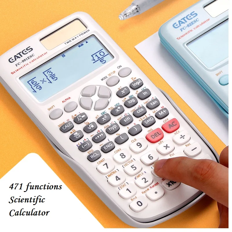 Original Scientific Calculator 498 Functions 991es For High School Original Scientific Calculator 498 Functions 991es For High School