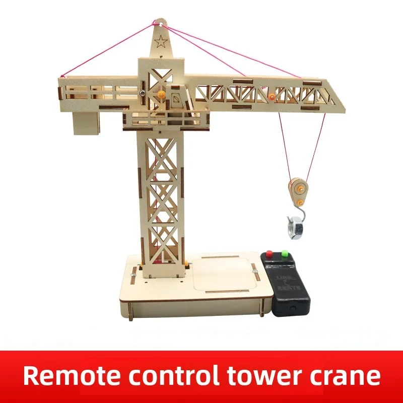 Remote Control Tower Crane Lifting Crane Diy Models & Building Toy Science &Education Model Toy For Children Gift Toy - Bilde 2
