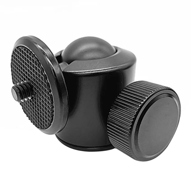 Zunate Mini Rotule à Pied Magnétique, Support De Caméra Magnétique Avec Vis 1/4" Rotation à