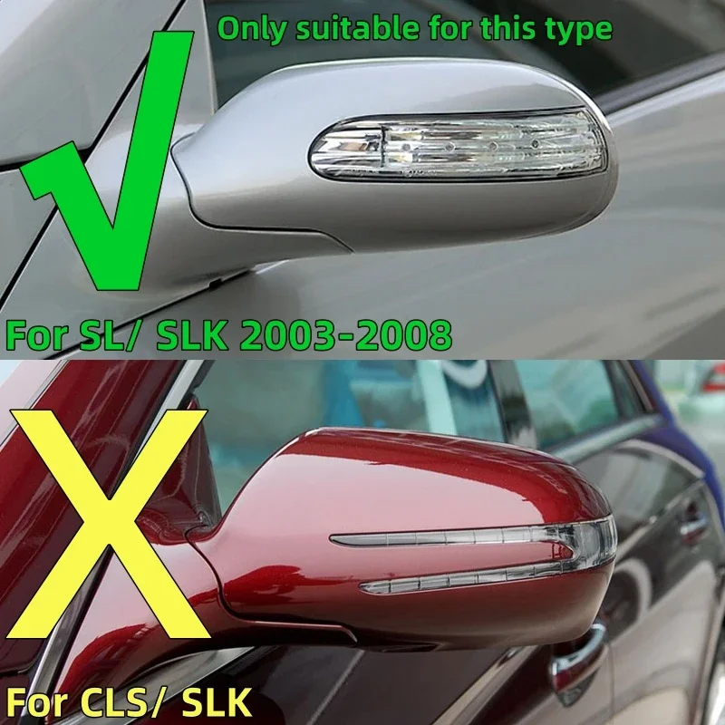 SPIEGELGLAS Voor Benz Voor R230 Voor R171 Voor SLK Voor SL 2005-2011 Auto Vervangende Onderdelen Auto Achteruitkijkspiegel Driver Side Verwarmde Spiegel Glas Zij spiegel (Color : Right Side