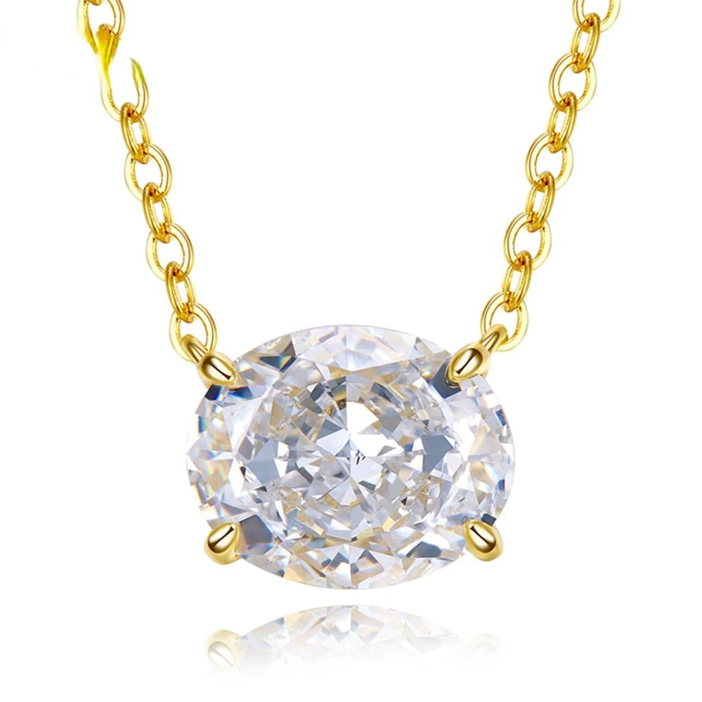 

Цепочка с подвеской Karachis из серебра 925 пробы с 4 высокоуглеродистыми бриллиантами, 18 карат