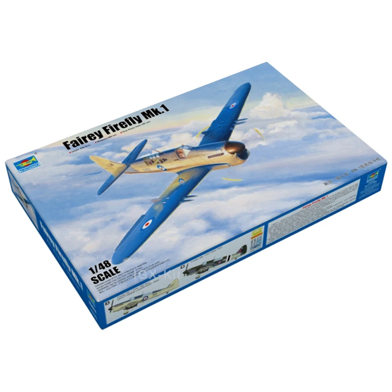 

Trumpeter 05810 1:48 Британский Fairey Светлячок Mk.1 боевой Авиатор Военная камера самолет пластиковая сборка набор для моделирования