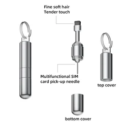 2 - in - 1 Portable Keychain Cleaning Brush and Pick - Up Pin (2 in 1 QJS - KZ)