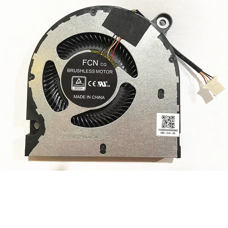 

New CPU Cooler Fan for Acer Spin 5 SP513-54 SP513-55 SP513-54N SP513-55N N19Q7 TMP215-52 N19Q8 Laptop Cooling Fan DFS5K12114464K
