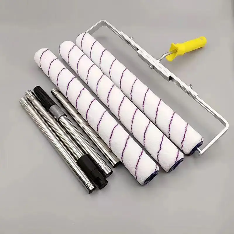 Kit Rullo Per Vernice 18 Pollici 6 Mm – Supporto E Feltro In Microfibra, Leggero E Robusto Per Pareti E Soffitti