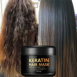 Hair Mask 5 Seconds Magic Keratin Fast Repair Damaged Frizzy Deep Nourish Soft Straighten Conditioner Hair Care Products 50ml