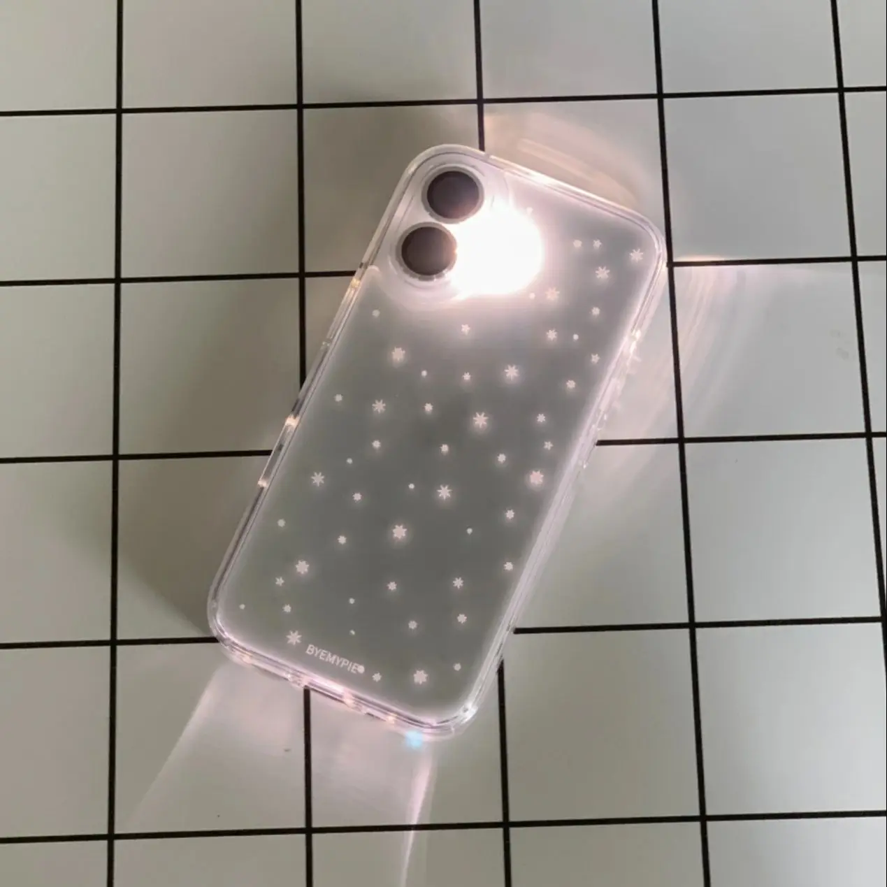 Korean INS Cute Creative Snowy Twinkle Kawaii Phone Case - Y2K Design Cover