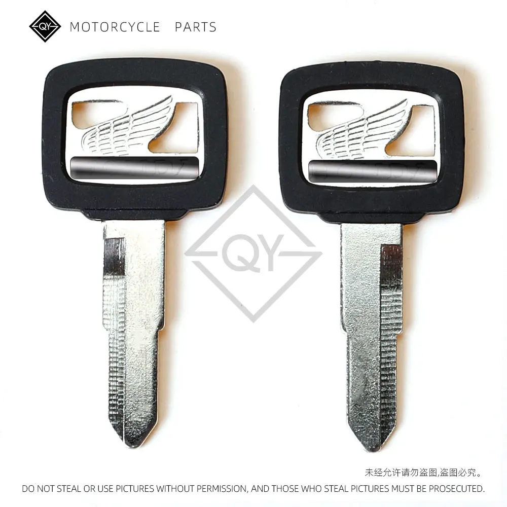 Llave de repuesto sin cortar para motocicleta HONDA, llave de 12 piezas en blanco para Honda 50 aniversario, CB600, CB1000, VETC, CB400, CB 400, 600, 1000