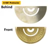 0-180 Degree Metal Brass Copper Protractor Office School Supplies Measuring Drawing Tool School Educational Supplies For Math 2