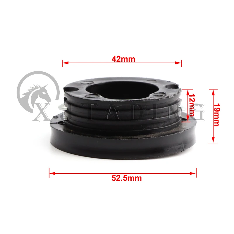 오토바이 42mm 에어 필터 및 커넥터 47cc 49cc 2 스트로크 미니 모토 포켓 바이크 모 페드 소형 ATV 쿼드 먼지 자전거 액세서리
