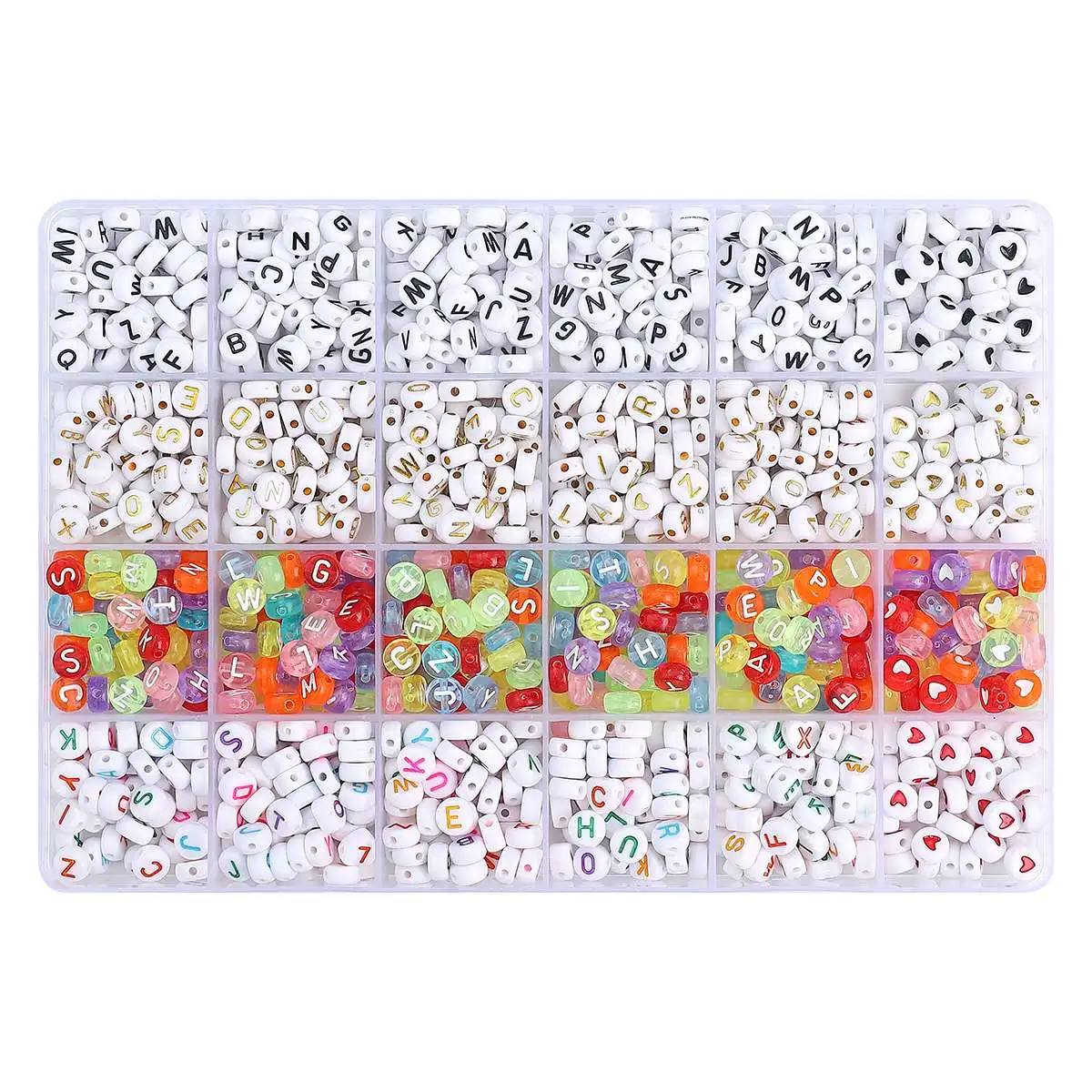 60693 Pezzi Perline Per Braccialetti, 120 Colores 2 Perline Per Bigiotteria Fai Da Te, Perline - Foto 13