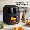 factory wholesale high quality 3.5L 4L 5L 6L 8L 9L hot sale smart digital air fryer luxury oil free deep fryer 5
