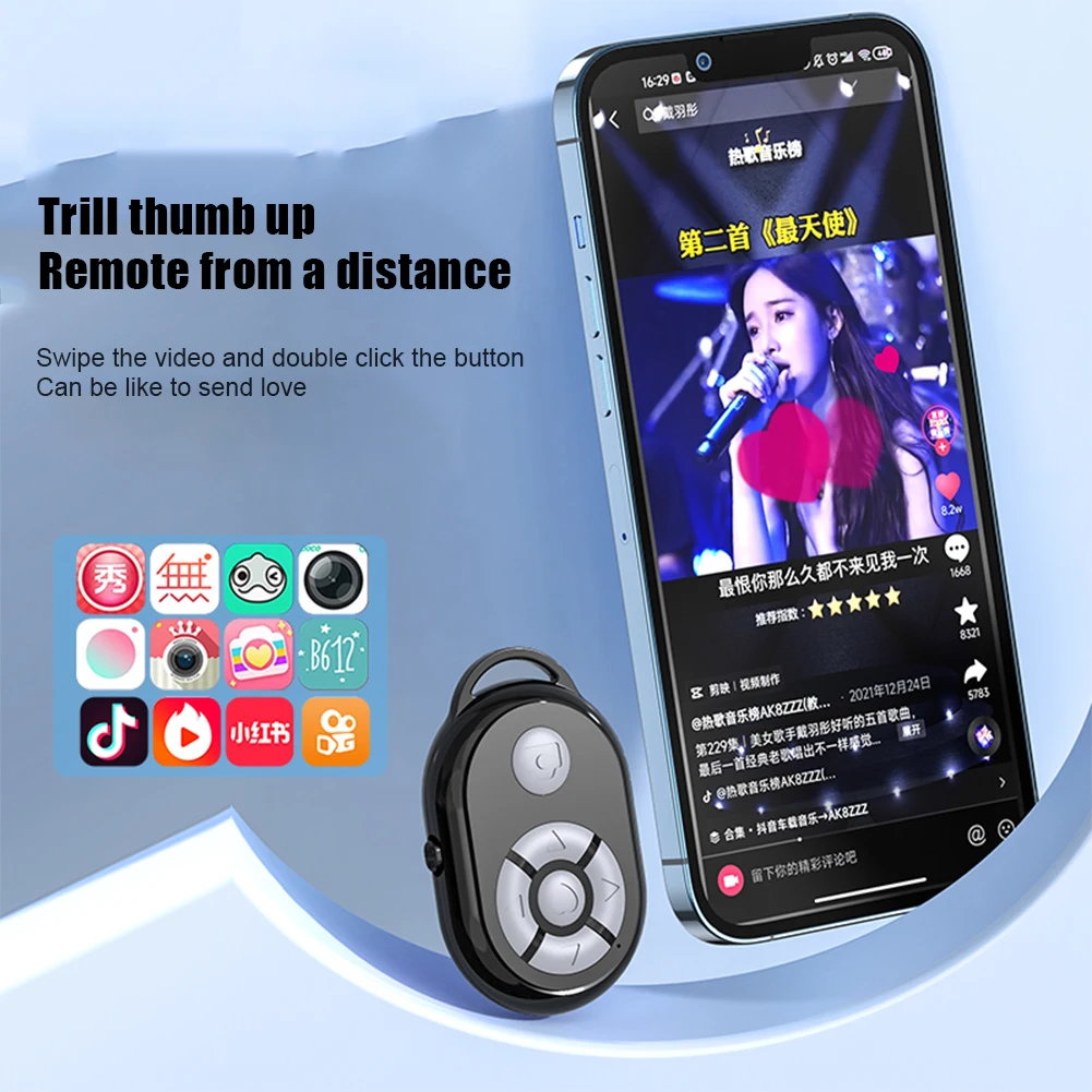 Camera Remote Shutter Button Release Wireless For Android IOS