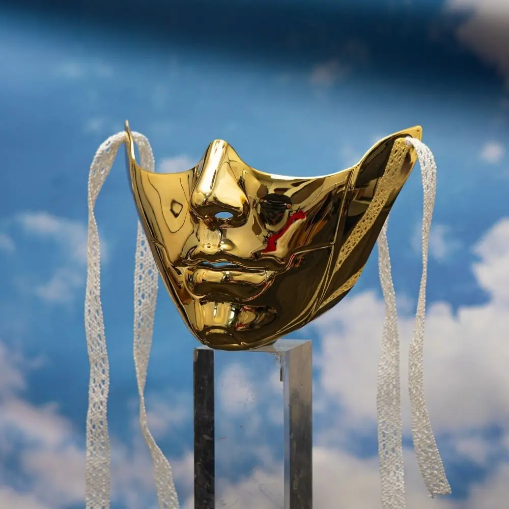 Masquerade Half Face Mask for Women Men Cosplay Halloween Eyemask Costume Decoration Masquerade Eye Cover Mouth Cover